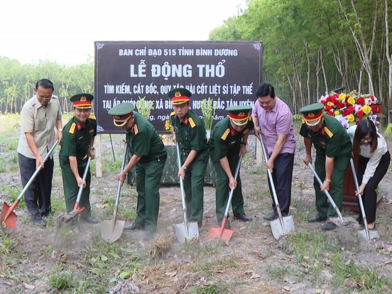 BTV - Động thổ tìm kiếm, quy tập hài cốt liệt sĩ tập thể