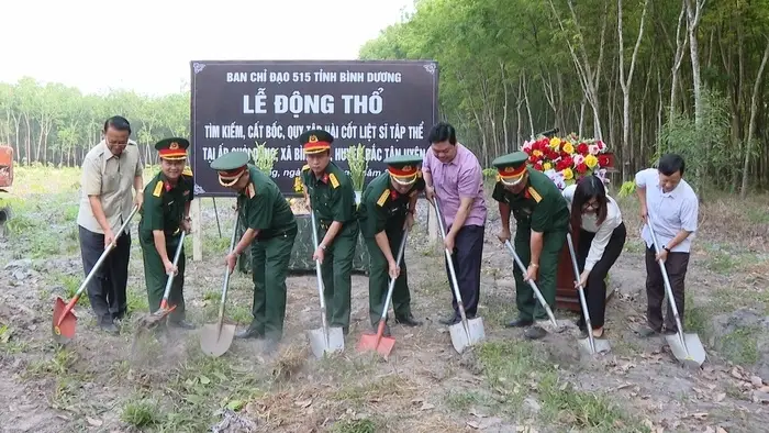 Bình Dương: Tiếp tục chương trình tìm kiếm hài cốt liệt sĩ tại Bình Mỹ 